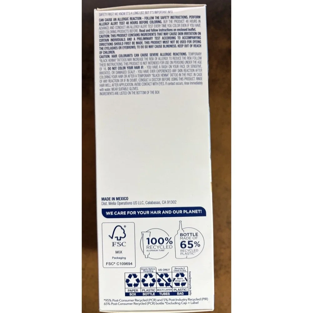 3 PACK-Clairol Nice 'n Easy Permanent Hair Dye-DEEPEST BLUE BLACK 1BB-Hair Color